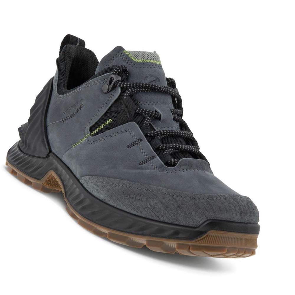 Men's Ecco Exohike Low Hm Hiking & Trail Grey | USA 563CTV